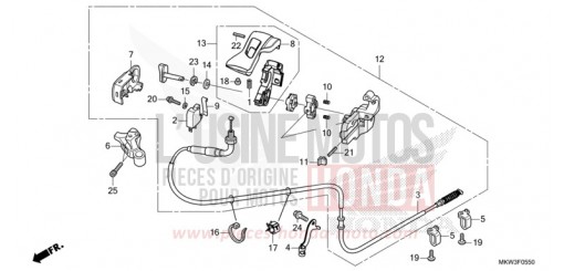 PARKING BRAKE LEVER NC750XDM de 2021